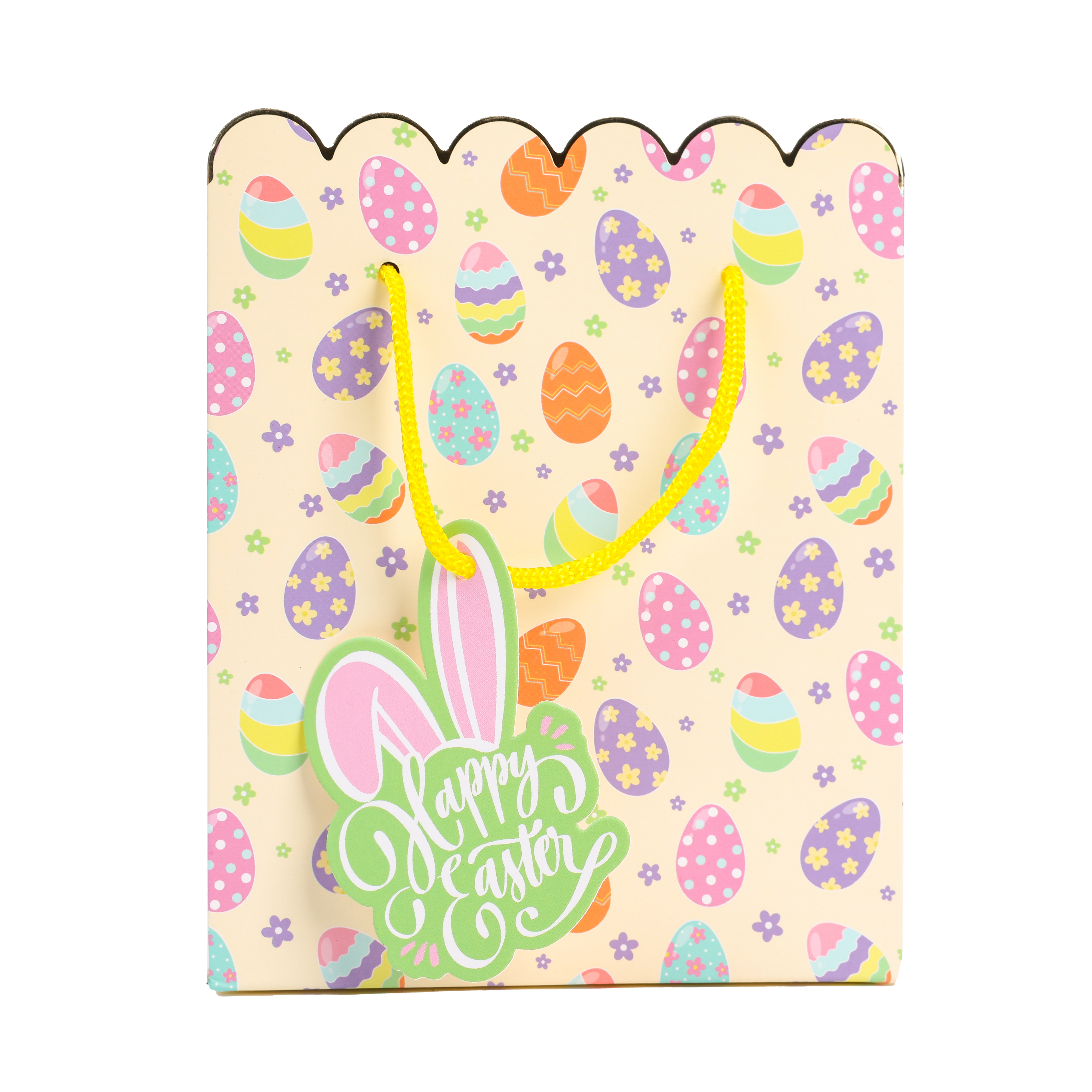 Easter Egg Rabbit Flower Pattern Gift Bag EASE0009